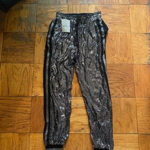Pam and Gela sequin sweatpants/sweats.
